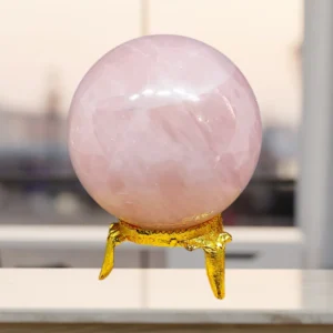 Rose Quartz Sphere (Love & Compassion)